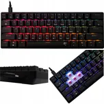 Mechanická herní klávesnice White Shark SHINOBI 2 RGB RED Switch