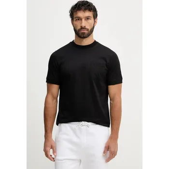 Pánské oblečení Bavlněné tričko Karl Lagerfeld 561200.755004 černá 99X, vel. M