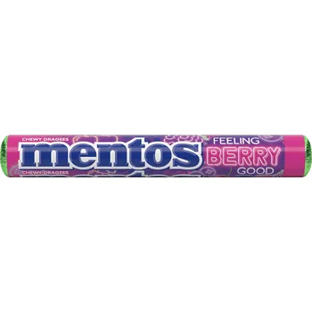 Bonbon Mentos Berry Good 37,5g cena za kartonové balení (Kartonové balení : 40 ks)