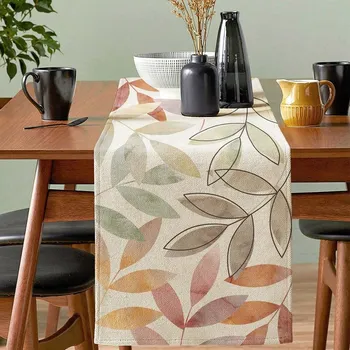 ubrus Běhoun na stůl 160 cm - listy
