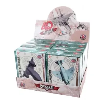 ostatní stavebnice Skládací 4D letadlo – stavebnice pro děti 8+ (8 ks v balení)