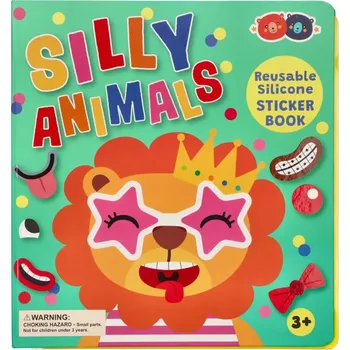 kreativní sada Silicone Sticker Book - Silly Animals