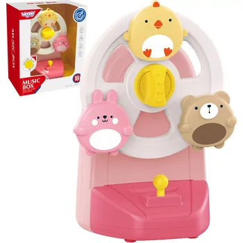 Kolotoč nad postýlku BABY Music Box Kolotoč Zvířátka