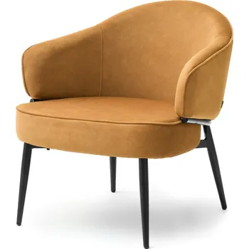 Křeslo Mebel Partner Alfredo (med + černá)