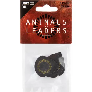 Trsátko Dunlop Animals As Leaders Tortex Jazz III 0.73 Black + prodloužená záruka 3 roky