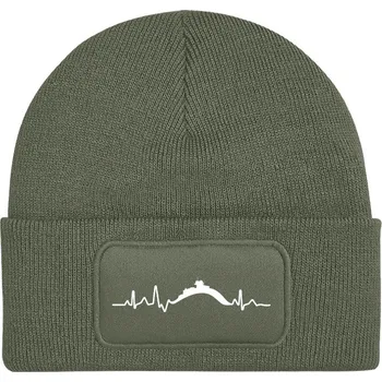 Čepice Unisex čepice s obdélníkovou nášivkou EKG Sněžka, Barva Khaki, Velikost Unisex, Canvas Čepice Patch Bezvatriko.cz 2910