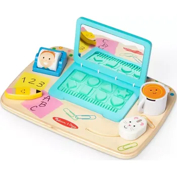 Dřevěná hračka Dřevěný laptop pro děti Melissa & Doug