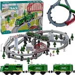 Woopie moderní elektrická vláčkodráha XXL Cargo – stavebnice 128 dílů