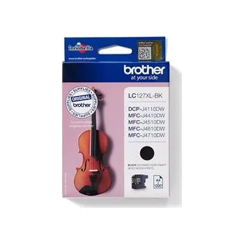 Počítač Brother LC127XLBK - Super High Yield - černá - originální - blistr - inkoustová cartridge - pro Brother DCP-J4110DW, MFC-J4410DW, MFC-J4510DW