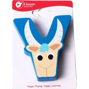 Dřevěná hračka Classic World Dřevěné písmeno Y