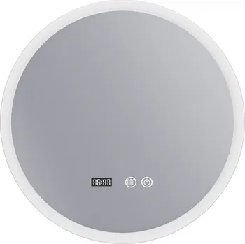 Zrcadlo Erga Deam, kulaté LED zrcadlo 50cm, 3 barvy světla, přední osvětlení, vyhřívací podložka proti zapaření, ERG-V01-Deam-5050-CL