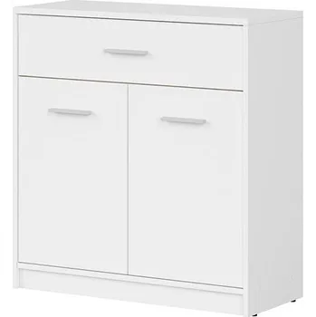 Komoda Black Red White Nepo Plus 5 (bílá)