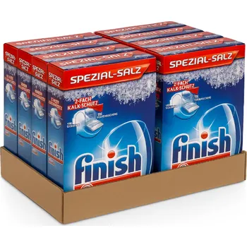 Drogerie Calgonit Finish speciální sůl do myčky 8x1,2 kg- VÝHODNÉ BALENÍ - originál z Německa