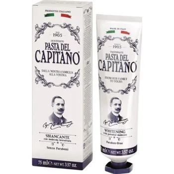 zubní pasta CAPITANO 1905 WHITENING - premium zubní pasta bělící 75 ml + DÁREK ZDARMA pasta 15 ml IDDRZEX07739