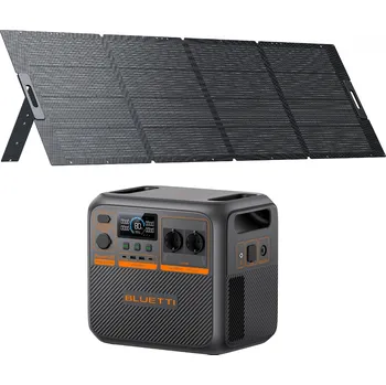Powerbanka BLUETTI Powerbanka BLUETTI AC270P se solárním panelem 350W ORANŽOVÁ|ŠEDÁ