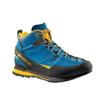 Oblečení a móda La Sportiva Boulder X Mid GTX blue/yellow EU 42,5 obuv + DÁREK DLE VÝBĚRU!
