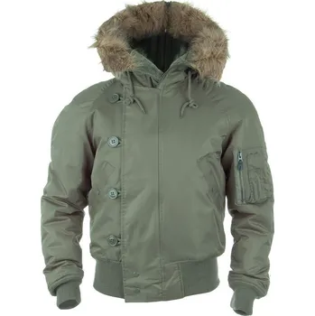 Bomber N2B ALJAŠKA olivová, Velikost: L, Provedení: TEESAR