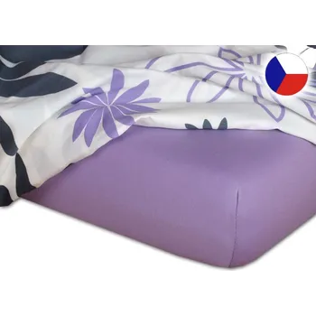 Prostěradlo Jersey prostěradlo 80x200 EXCLUSIVE fialové