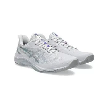 Pánská sálová obuv Asics NETBURNER BALLISTIC FF 4 Sálová obuv bílá / holo, UK 12, EU 48, US 13, 30,5 cm