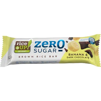 Čokoláda RiceUp tyčinka zero Banán hořká čokoláda 18g cena za kartonové balení (Kartonové balení : 20 ks)