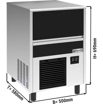 Výrobník ledu G.Gastro Stroj na kostky ledu - válec - 40 kg/ 24 h