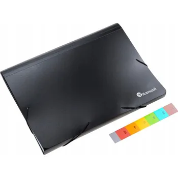 Pořadací složka A4 s přihrádkami Titanum