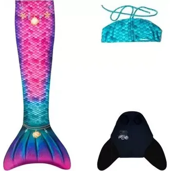 Karnevalová maska mořské panny Kuaki Mermaids Mořský ocas a monofin ploutev Star