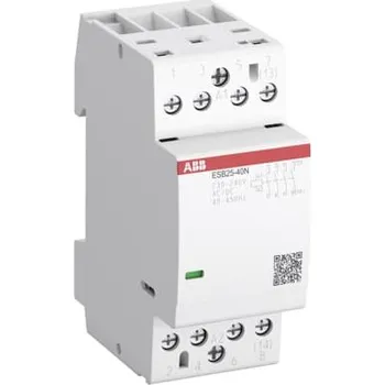 Stykač ABB ESB25-31N-06 230 ... 240V AC/DC 4-pólový instalační stykač 25A 3 ZAP + 1 VYP