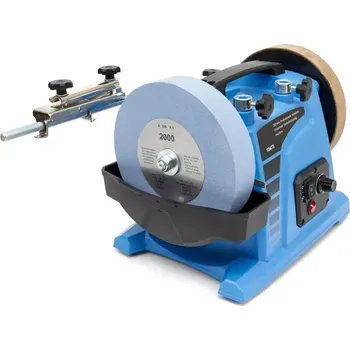 Bruska TrueTech Universální bruska na nože a nástroje, 200 mm, variabilní otáčky, 8 kg