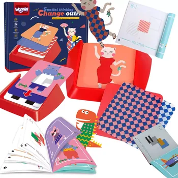 Desková hra ZMĚNIT OUTFIT ZÁBAVNÁ LOGICKÁ DESKOVÁ HRA WOOPIE