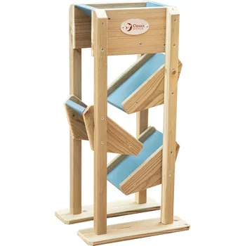 Pískoviště Classic World Dřevěná skluzavka na písek modrá