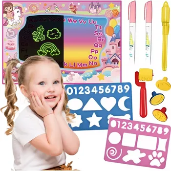 omalovánky Woopie Vodové omalovánky 2v1 XXL 100x70cm Svítící ve tmě