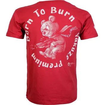 Pánské tričko Yakuza Premium Selection Tričko Yakuza Premium 3908 - červené - Born to Burn Velikost: 5XL