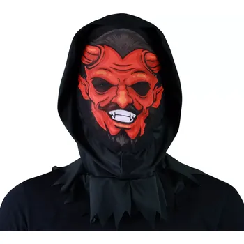 Karnevalová maska Rappa Maska čerta textilní