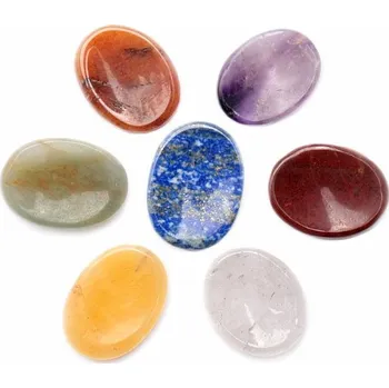 Čakrová sada kamenů proti stresu 7 ks