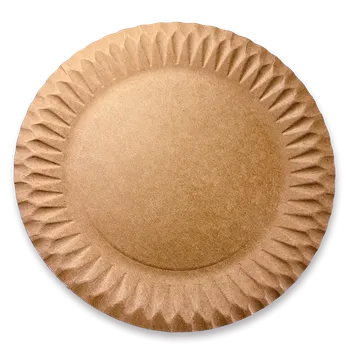 Jednorázové nádobí EcoPack Papírový talíř EKO 23 cm kraft ideal pack® bal/100 ks