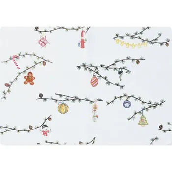 Papírový ubrousek Kähler Hammershøi Christmas látkové prostírání 43 x 30 cm, white, 693728