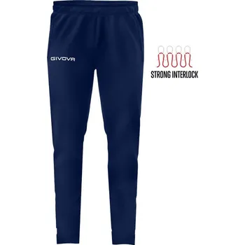 Sportovní oblečení GIVOVA Sportovní Kalhoty Givova 100L - Pohodlí a Flexibilita pro Muže MODRÁ