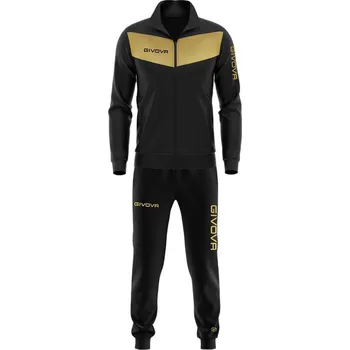 GIVOVA Givova souprava Visa Triacetát XL ČERNÁ|ŽLUTÁ