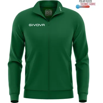 Dámská mikina GIVOVA Givova Polarfleece Mono 500 bunda - 3XS ZELENÁ