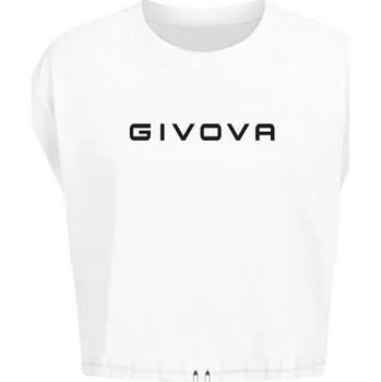 Dámské tričko GIVOVA Givova dámské tričko s výstřihem loďka XL BÍLÁ|ČERNÁ