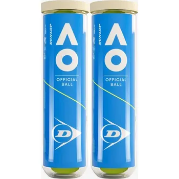 Tenisový míč DUNLOP Tenisové míčky Australian Open 8 ks ŽLUTÁ