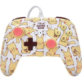 Herní ovladač PowerA Enhanced Wired - Nintendo Switch - Pikachu Blush (1526547-01)