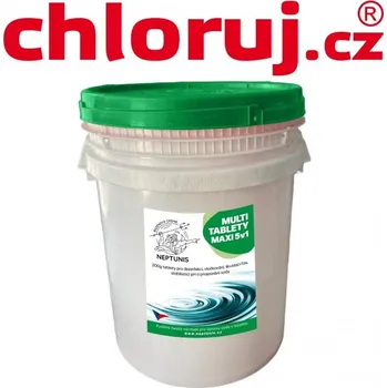 Bazénová chemie NEPTUNIS Multi tablety 5v1 MAXI 25 kg DOPRAVA ZDARMA
