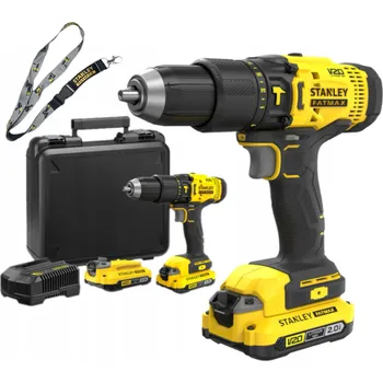 STANLEY SFMCD711D2K Aku Vrtačka 18V 2x 2Ah 50Nm FatMax V20