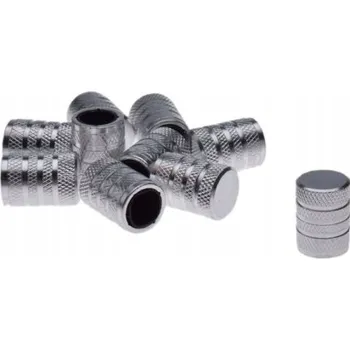 ventilky Stříbrné hliníkové krytky ventilků 10 Ks čepičky na ventilek