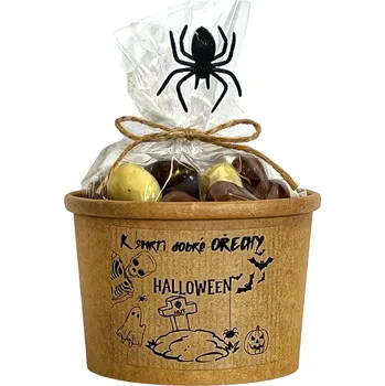 Nutworld.cz Mandle TŘÍBAREVNÉ v Eko kelímku a celofánku 180g - K SMRTI DOBRÉ