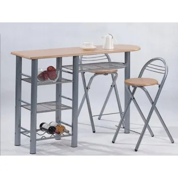 Jídelní set MAXTON barové židle + barový pult