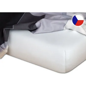 Jersey prostěradlo 80x220 EXCLUSIVE stříbrné