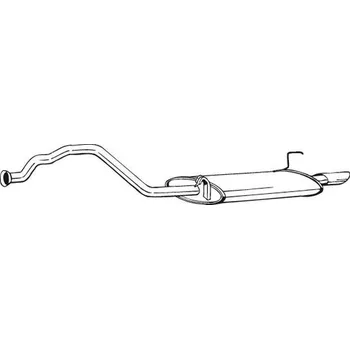 Tlumič výfuku Zadní tlumič výfuku BOSAL 283-017
